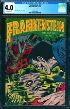 Frankenstein 24 CGC 4.0 Monster's Reflection RARE 1953 Prize Horror Briefer C/S picture