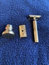 Timeless Bronze Razor With Two Base Plates And Stand picture