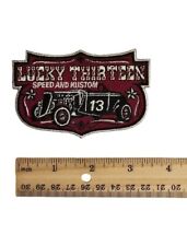 Lucky Thirteen 13 Speed and Kustom Embroidered Jacket Vest Patch Rat Rod Iron-On picture