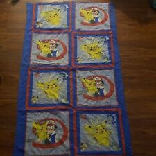 Vintage Original Pokemon 1995 1996 1998 Throw Blanket In Great Condition picture