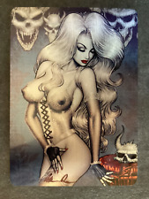 LADY DEATH METALLICARDS “PRIVATE” - 1 of 66 - Autographed by Brian Pulido picture