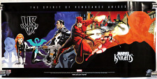 MARVEL KNIGHTS VS SYSTEM CARD GAME PROMO POSTER Daredevil Strange Punisher VTG picture