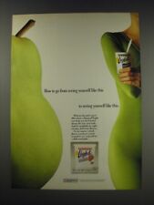 1991 Dannon Light Yogurt Ad - How to go from seeing yourself like this picture