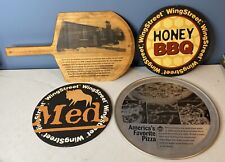 4 Pizza Hut Signs, Peel, Pan, Wing Street, Restaurant History Wall Decor picture