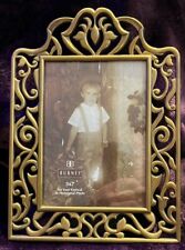 Brass Tone Metal Picture Frame VICTORIAN STYLE 5