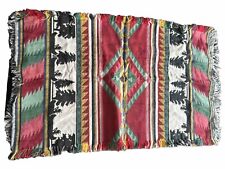Native American Indian Throw Tapestry Canoe picture