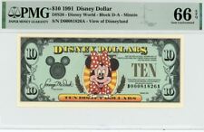 1991 $10 Disney Dollar Minnie PMG 66 EPQ (DIS26) picture
