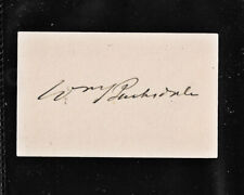 William Barksdale Autograph Reproduction on Real 1800s Calling Card CSA picture