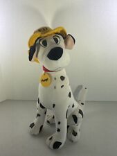 Vintage 101 Dalmatians Pongo Dog w/ Fireman Hat FD Plush Disney picture