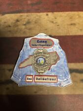 New Sought After NC Gang Investigations PMC 1%  Denim Cut Coin Limited Made 🔥 picture