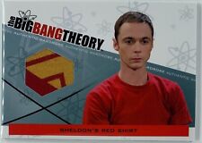 The Big Bang Theory Seasons 3 & 4 SHELDONS RED SHIRT Wardrobe Card M-27 picture