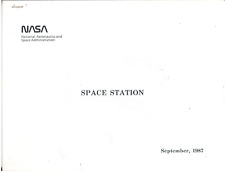 SPACE (1987/9) NASA Report: SPACE STATION (Great Pics) (Rare) picture