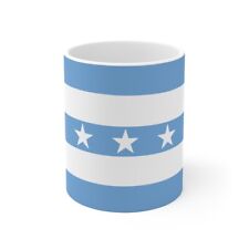 Flag of Guayaquil Ecuador - White Coffee Cup 11oz picture