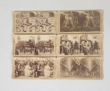 Vtg Stereoscope Card Lot Of 6 Cards - Various Places and Scenes  picture