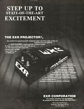 vtg 80s EXR PROJECTOR MAGAZINE AD PAGE Psychoactive Enhancer Volume Guitar Pedal picture