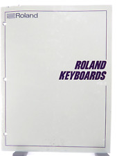 ROLAND Keyboard Synthesizer Catalog 1986 AXIS Super JX JX8P Juno 2 MKS80 24 PgVG picture