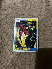 1991 Marvel Universe LEGENDS #139 Captain Marvel (Cosmic Background) MINT picture