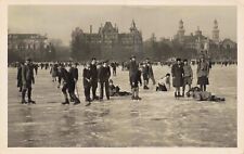 Switzerland, Zurich, Ice Skating  Photo Card Posted & Stamped, 1929 picture