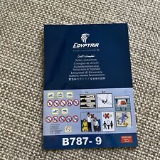 Egyptair 787-9 Safety Card picture