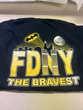 FDNY T Shirt Engine 26 Mens LargeBat Cave Single And Loving It RARE picture