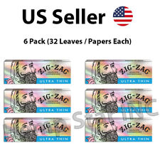 6x Packs Zig Zag Ultra Thin Rolling Papers ( 32 Leaves Each Pack ) picture