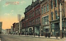 Washington Street, New Castle, Pennsylvania PA - 1909 Vintage Postcard picture