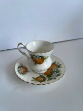 Elizabethan Florida Oranges Fine Bone China  Tea Cup & Saucer Set Vintage picture