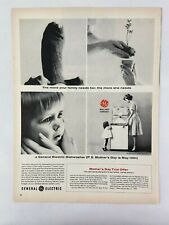 General Electric Dishwasher GE Magazine Ad 10.75 x 13.75  picture