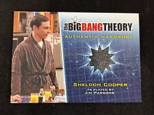 2013 Cryptozoic Big Bang Theory Sheldon Cooper Jim Parsons M1 Patch Card AA picture