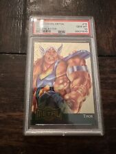1995 Marvel Metal Thor #15 Gold Blaster PSA 10 Gem Mint picture