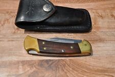 Vintage Buck 112 Folding Lockback Knife With Case picture