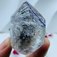 Natural Enhydro Crystal Herkimer Diamond & moving water droplets&quicksand 100g picture