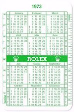 ROLEX 1973 1974 GREEN CALENDAR Submariner 5512 5513 1680 Red Writing Tropical / picture