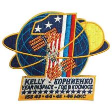 Scott Kelly & Korniyenko Year in Space ISS Patch International Space StationNASA picture