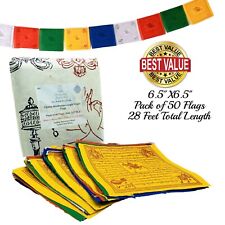 Original Tibetan Windhorse Large Prayer Flags Authentic Buddhist Flags Blessed. picture