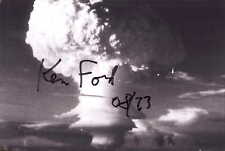 Kenneth W Ford Signed 4x6 Photo Physicist Developed H-Bomb Hydrogen WW2 WWII picture