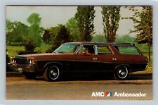 Automobile-1973 AMC Ambassador Station Wagon, Vintage Postcard picture