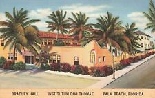 Vintage Postcard Bradley Hall Institutum Divi Thomae Palm Beach marine biology picture