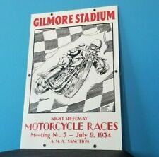 VINTAGE GILMORE STADIUM MOTORCYCLE RACE 18