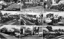 UK Railway Miniature RPPC Photo Postcard Multi View 22-7497 picture