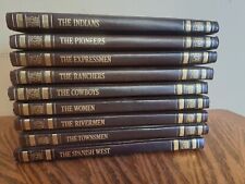 Time Life Books Set of 9 The Old West Leatherbound Hard Cover 1975 picture