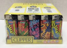 Clipper Music Themed Lighters Lot of 50 Multicolor Refillable  picture