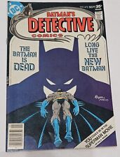 Vintage DC Batman's Detective Comics No.472 September 1977 (Pg183C) picture