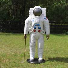 Astronaut Figure Statue Apollo Space Nasa Life Size 75 Inches Tall In Suit picture