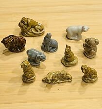 Wade Whimsies Made in England Mixed Lot of 10 Animals Figurines picture