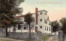 The John Brown Homestead, Akron, Ohio, early postcard, unused picture