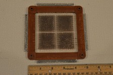 Vintage 1970s Soviet Magnetic Core Memory: 4k bit Saratov-2 Hand stitched plane picture