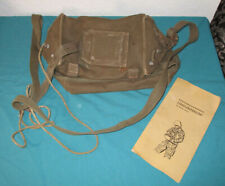 1962 German Army RADIATION GEIGER COUNTER BAG & Instructions STRAHLENSPURGERAT picture