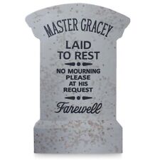 Disney Parks The Haunted Mansion Master Gracey Tombstone Replica Yard Decor NEW picture