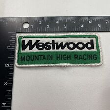 Vtg WESTWOOD MOUNTAIN HIGH RACING Car Racing Motorsports Patch 32RJ picture